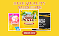 design sales flyer, sales sheet and sale brochure