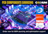 provide sourcing components and optimizing pcb bill of material
