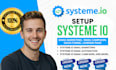 setup systeme io email marketing campaign systeme io sales funnel landing page