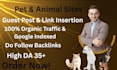 publish  guest posts on pet and animal sites