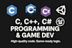do c cpp c sharp programming and game development projects for you