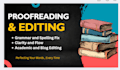 proofread and edit your academic papers, articles or blogs