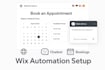 setup wix bookings, wix multilingual website, and chatbot app integration