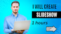 create a professional photo slideshow video in 1 hour