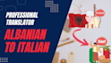 translate albanian documents to italian