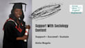 provide support with sociology content