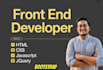be your responsive expert front end web developer