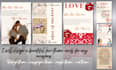 design custom beautiful love greetings cards with message