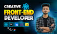 be your front end developer using react js next js tailwindcss