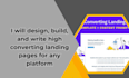 design high converting landing pages for any platform