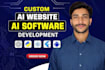 full stack, ai website, ai chatbot, ai software developer