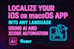 translate your app with xcode ai automation