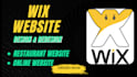 design or redesign wix restaurant website with online ordering wix SEO