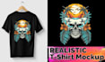 do custom t shirt mockup design