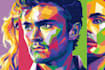 make an unique wpap pop art style