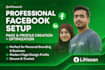 create, optimize your facebook account page professionally