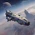 make a sci fi spaceship art