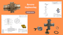 do 3d model and 2d technical drawing of part with solidworks