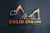 design concrete, slab, construction and builder logo