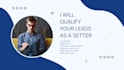 qualify your leads as a setter no calls involved french