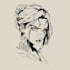 tattoo illustration anime style in lines