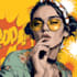 create a unique street pop art illustration unique style