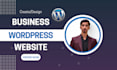 design a responsive wordpress website with SEO using astra and elementor