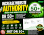 improve domain rating dr50 plus