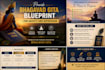 provide bhagavad gita blueprint for anxiety and depression