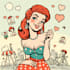 create pin up and cartoon illustrations