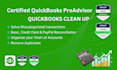 do quickbooks clean up, catch up and reconciliation, certified proadvisor