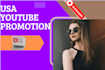do organic USA youtube promotion USA video promotion