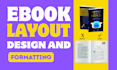 do interior book formatting and cover design for amazon KDP