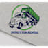 design a powerful dumpster rental logo that stands out