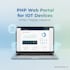 develop web portal for your iot or hardware project