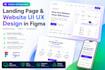 design a responsive website UI UX in figma