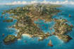make a fantasy map illustration