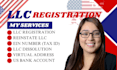 us llc registration, ein, amend llc, dissolve US llc, close ein,boi report, itin