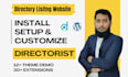 install, set up, and customize your directorist wordpress theme