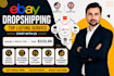 do ebay exprt dropshippng on profit share base