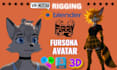 create vrchat avatar nsfw furry avatar
