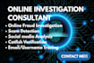 investigate online fraud, identity theft, and scams using osint