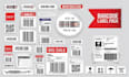 do barcode sticker design in 30 minute