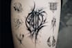 not design an average calligraphy tattoo