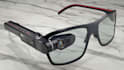 do futuristics smart sunglasses design with 3d modeling, technical drawing