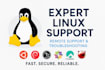 provide expert linux support for servers and desktops