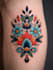 create sleeve tattoo design in geometric style