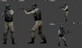 design an psx era game assets, retro playstation graphics,n64 low poly character