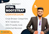 convert figma to html, xd, psd to html, javascript responsive bootstrap 5