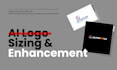 do ai logo sizing and enhancement